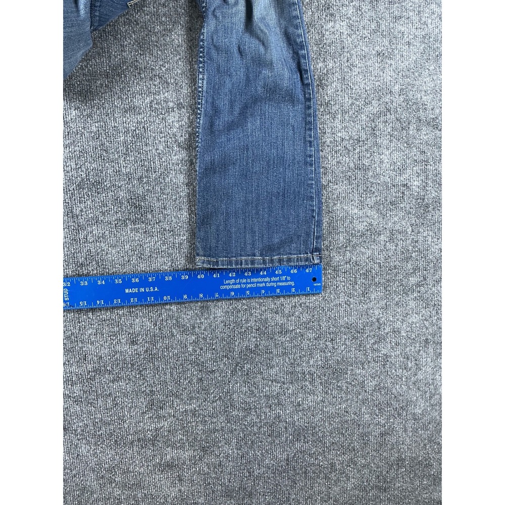 Levis Bold Curve Low Rise Bootcut Skinny Jeans Blue Denim Womens 13M 30x31 - Picture 4 of 8